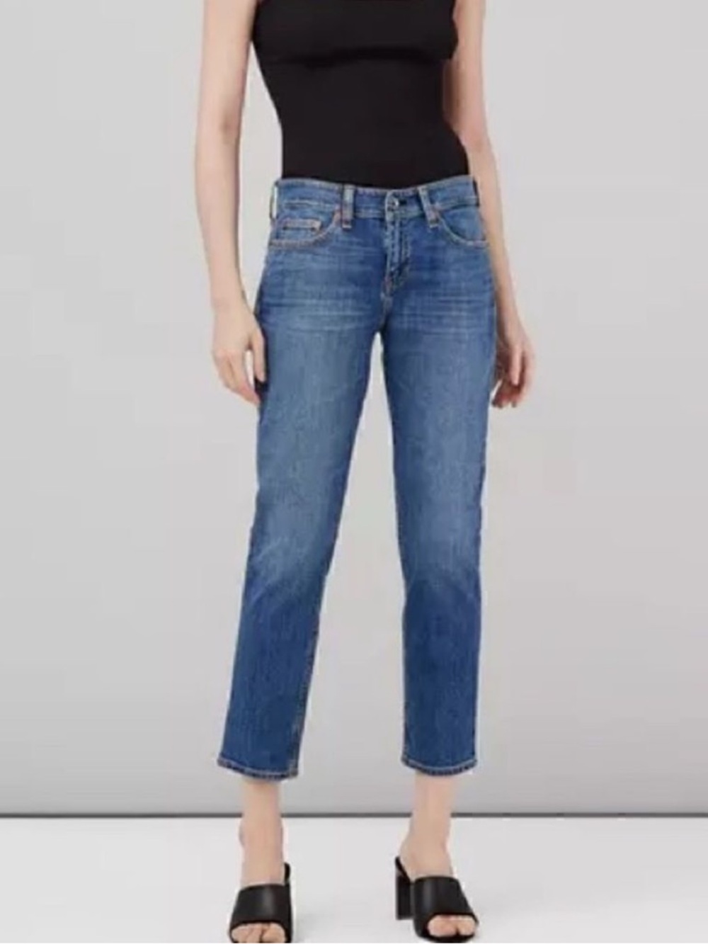 Rag & Bone Cropped Straight Jeans